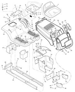 Part Location Diagram of 7102046 Murray Instruction Book